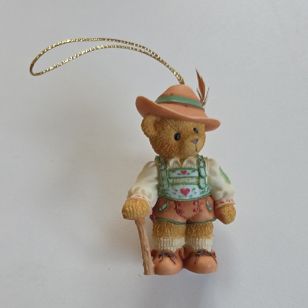 Cherished Teddies "Franz" German Boy ornament from the "Across The Seas" series